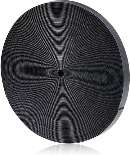 Vista 10 de WILLBOND Cintas de sujeción de 1/2 pulgada x 45 pies, bridas de cable reutilizables, cinta de nylon de doble cara, rollo de gancho y bucle, bridas
