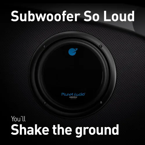 Vista 3 de Subwoofer de doble bobina de voz Planet Audio AC15D 15 pulgadas 2100 W., 10" (25,4 cm), 10 pulgadas, Negro
