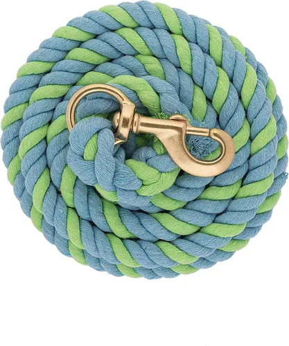 Vista 3 de Weaver Equine Performance - Cuerda de plomo larga para caballo con accesorio halter rápido, agarre suave y cómodo, tachuela de caballo de granero