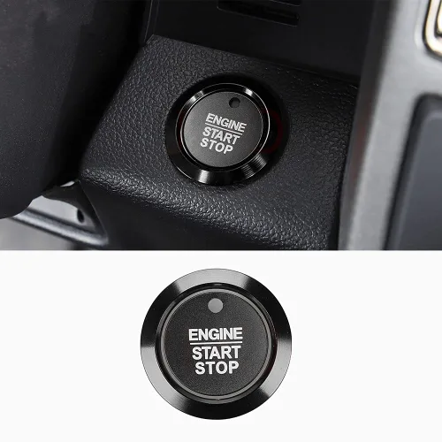JHO Interruptor de arranque negro para Ford F150 Raptor 2017 2018 2019 XLT Lariat Limited Motor de coche