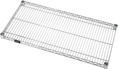 Vista 7 de Quantum Storage Systems 1848C-1 Estante de alambre extra para estantería de alambre de 18 pies de profundidad, acabado cromado, capacidad de carga