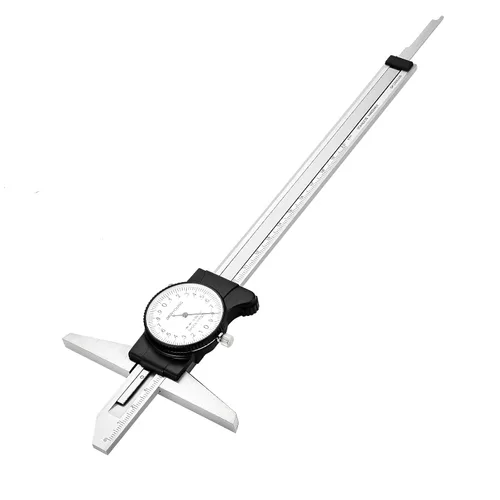 Vista 12 de Calipers Tools - Pinza Vernier monobloque, acero inoxidable engrosado, 0-6 pulgadas/métrico 0-6 pulgadas, rango +/-0.02, precisión 0.02/0.001