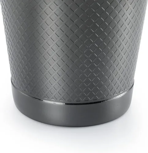 Vista 4 de Barfly Agitador de celosía de diamante de 28 onzas, negro