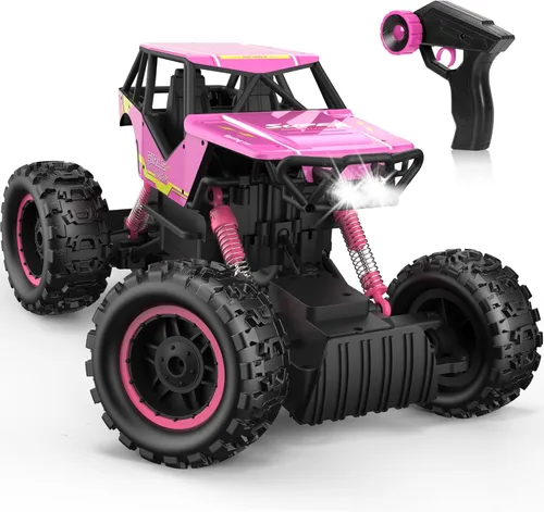 Vista 8 de Double E Automóviles de control remoto 1:18 de doble motor recargable para camionetas 4x4 todoterreno