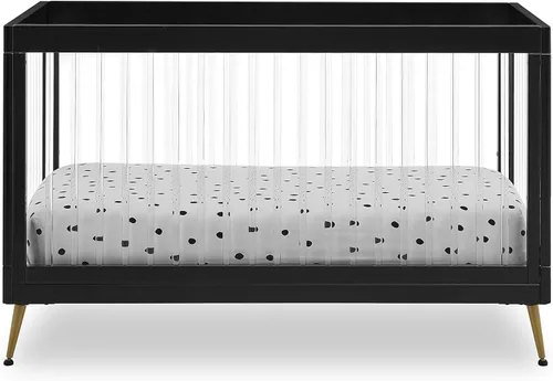 Vista 14 de Delta Children Sloane Crib - Juego de muebles de bebé de 7 piezas, incluye: cuna convertible, cómoda, cambiador, colchón de cuna, sábanas bajeras