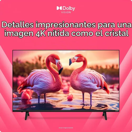Vista 4 de VIZIO - Televisor inteligente LED 4K UHD de 43 pulgadas con Dolby Vision HDR, DTS Virtual: X, compatibilidad con Alexa, Chromecast integrado