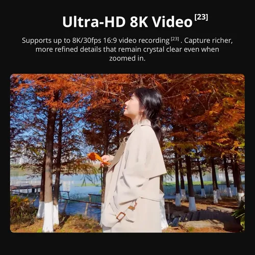 Vista 4 de DJI Osmo Action 6 Combo mejorado, cámara de acción con sensor cuadrado de 1/1.1 ″, apertura variable de f/2.0–f/4.0, duración de batería extendida