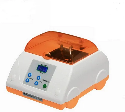 Vista 2 de APHRODITE Naranja dental de alta velocidad del mezclador HL-AH G8 de la cápsula del laboratorio de la amalgama de Digitaces EE.UU