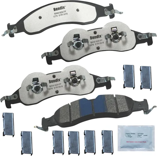 Vista 206 de Pastillas de freno Bendix Fleet Metlok MKD52FM para Apollo, Centurion, Century, Chasis Comercial, Electra, Estate Wagon, GS, 50, 400, 455, LeSabre