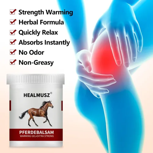 Vista 2 de Crema de castaño de Indias Extra Strength Warming Massage Gel 16.9 Fl Oz (16.9 fl oz) - Pferdebalsam para venas varicosas, molestias musculares