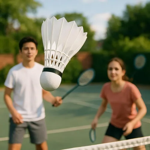 Vista 8 de Goose Feather Badminton Shuttlecocks,12 Pack Nylon Feather Badminton Birdies-Hight Speed Training Birdie Ball for Indoor and Outdoor Matches,Highly