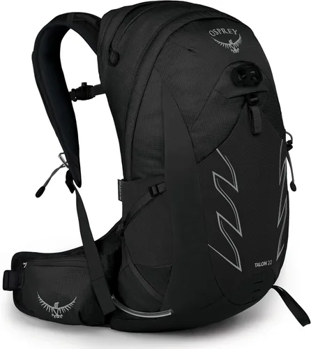 Vista 18 de Osprey Talon 22L Mochila de senderismo para hombre con cinturón de cadera, color azul cerámica, S/M