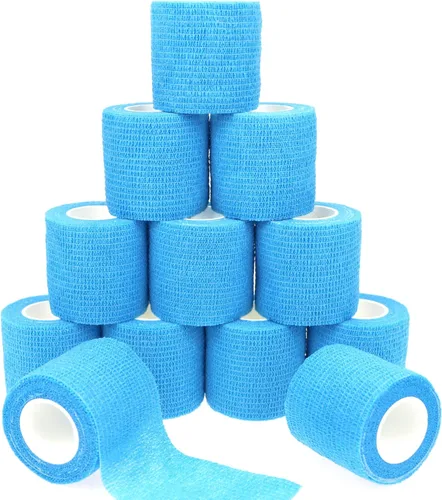 Vista 49 de Vendaje autoadhesivo y envoltura adhesiva animal Vendaje cohesivo envoltura autoadhesiva Cinta adhesiva de primeros auxilios para perros, gatos