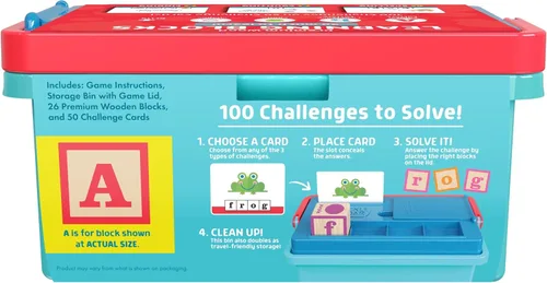 Vista 2 de Chuckle & Roar - Bloques de aprendizaje: bloques del alfabeto y tarjetas didácticas de aprendizaje - Actividad educativa de aprendizaje para niños