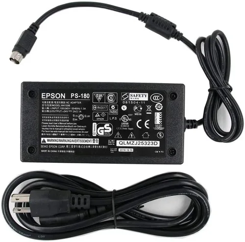 Adaptador de CA de 24 V de repuesto para Epson PS-180 PS-170 PS-150 PSA242 C32C825343 M159A M159B M235A M129C TM-T88II TM Series T88III POS