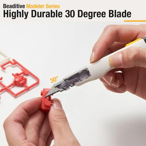 Vista 4 de Cuchillo Beaditive para manualidades con detalles de alta precisión, hoja de 30 grados para arte, artesanía, fabricación de maquetas