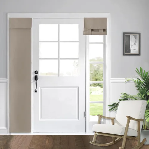 Vista 61 de WdFour Cortinas de puerta lateral para ventana de puerta, oscurecimiento de la habitación, cubierta de ventana de puerta de color sólido para puerta