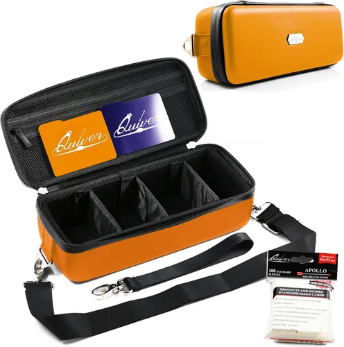 Vista 21 de Quiver Time Funda Negra para Cartas de Quiver - Estuche para Baraja de TCG, Bolsa para Cartas de Juego