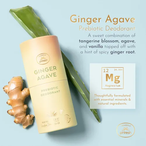 Vista 3 de Honestly pHresh Desodorante Twist-Up Fórmula prebiótica sin bicarbonato de sodio Desodorante en barra sin aluminio y no irritante Aplicación