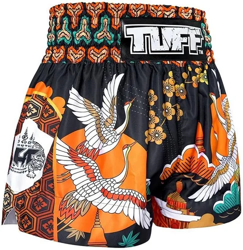 Vista 4 de Tuff Sport Pantalones cortos de boxeo Muay Thai Estilos Tradicionales MMA Entrenamiento Kickboxing