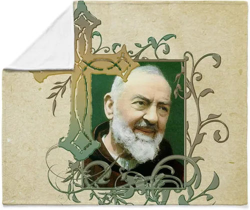 Vista 4 de CafePress Padre Pio Throw Blanket Super Soft Fleece Plush Throw Blanket, 60"x50