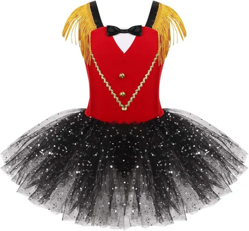 YiZYiF Vestido de tutú de princesa inspirado en el maestro de princesa para niñas y niñas, para Navidad, Halloween, fiesta de Halloween
