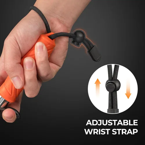 Vista 5 de KastKing Paradox 9" Lip Grip, herramienta de aterrizaje de peces de acero inoxidable resistente a la corrosión con mango de elastómero