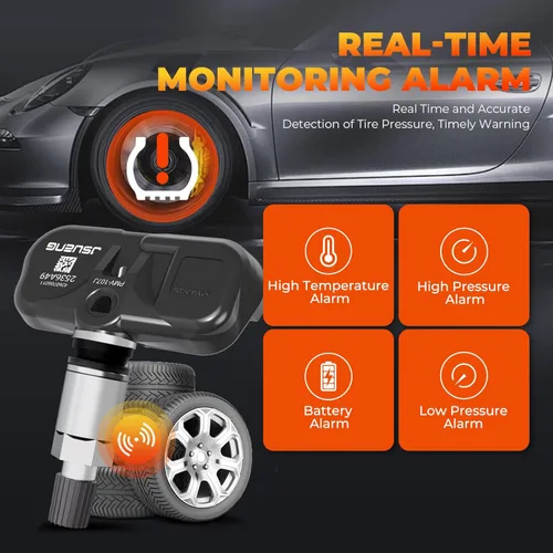 Vista 7 de Jsueng 1 paquete de sensor del sistema de monitoreo de presión de neumáticos compatible con Toyota Camry Rav4 Highlander Yaris Corolla Lexus, sensor