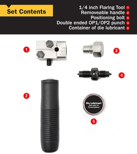 Vista 2 de Titan 51515 Herramienta de abocardado doble de 1/4 pulgadas