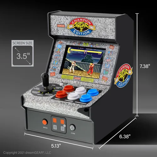 Vista 3 de My Arcade All Star Arena Micro Player- Fully Portable Mini Arcade Machine with 307 Retro Games, 2.75" Screen