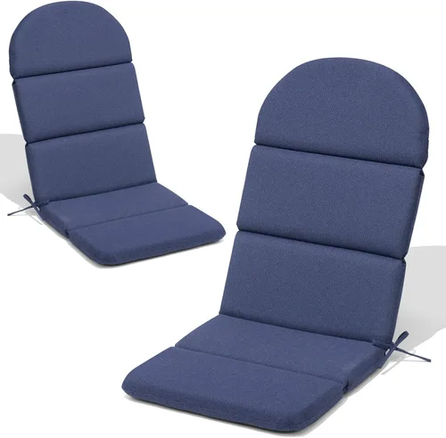 Vista 17 de Crestlive - Juego de 2 cojines para sillas Adirondack de 50 x 19.6 pulgadas, impermeables, resistentes a la decoloración, cojines para silla Beige