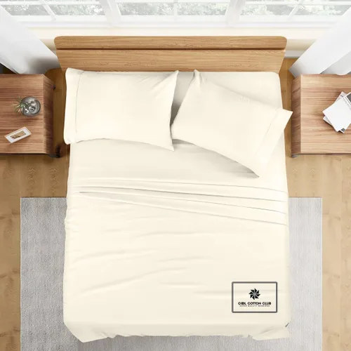 Vista 20 de Juego de sábanas de 4 piezas de 1000 hilos, tamaño Queen, cómodas, sábanas de algodón Pima peruano de lujo para mujeres, hombres, niños