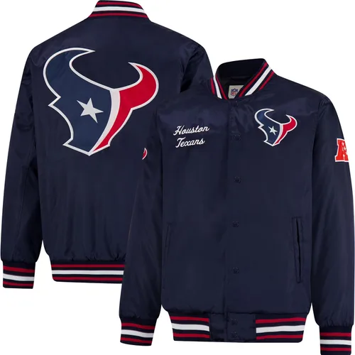 Vista 16 de Ultra Game Chaqueta de satén oficial de la NFL Supreme Heritage para hombre