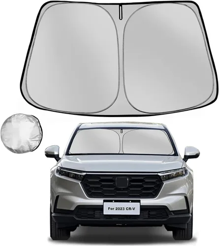 Vista 16 de [Usado] Parasol para parabrisas Che-vrolet/Chevy Silverado 1999-2006 plegable para ventana delantera de automóvil, bloquea los rayos UV y el calor