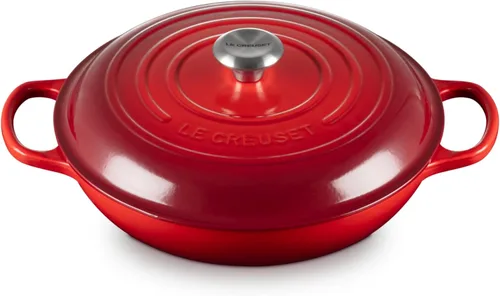 Vista 29 de Le Creuset Signature - Brasera de hierro fundido esmaltado, 2.25 qt., alcachofa