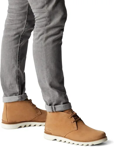 Vista 6 de Sorel Botas Kezar Chukka WP para hombre, botas de lluvia de cuero impermeables