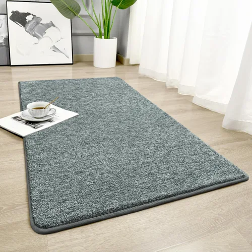 Vista 27 de Chicrug Shag - Alfombra geométrica moderna para dormitorio, alfombra de interior de espuma viscoelástica, de 5 x 7 pies, alfombra mullida para sala