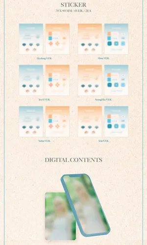 Vista 5 de Generic Oh My Girl Reloj de arena dorado 9º mini álbum aleatorio Ver. K-POP sellado