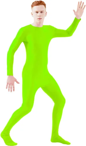 Vista 3 de Ensnovo Disfraz Body enterizo de una sola pieza de Lycra y Spandex para adulto
