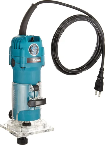 Makita 3707FC Base Fija laminado Trimmer con luz LED