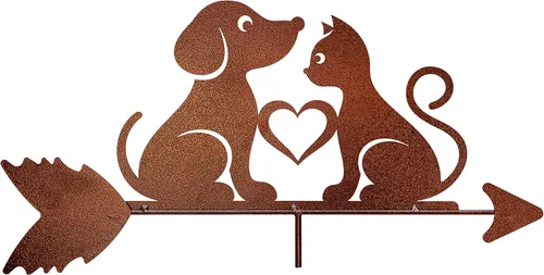 Vista 4 de SWEN Products Veleta Love CAT and Dogs (montaje ajustable incluido)