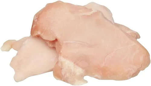 Tyson Filetes de pechuga de pollo sin piel sin hueso glaseados con hielo sin cocer con carne de costilla, 5 libras - 4 por caja