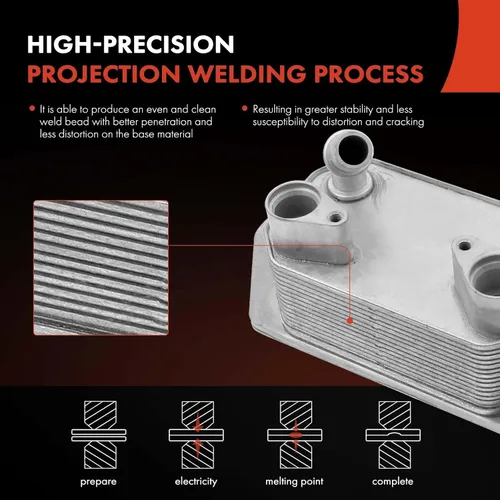 Vista 4 de A-Premium Enfriador de aceite de transmisión automática compatible con Ford Escape 2013 2014 2015 2016 2.0L, gas, 4WD, repuesto # CV6P7869AE