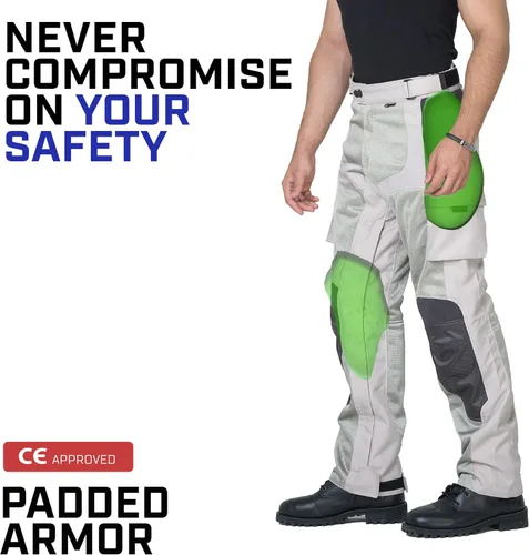 Vista 5 de WICKED STOCK Pantalones de moto de malla - Armor CE Level 2 Pantalones de motocross