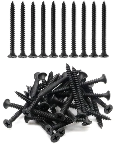 Vista 14 de IMScrews 50 tornillos para paneles de yeso #7 x 2-1/4" (0.154 x 2.165 in) - Tornillos Phillips de cabeza plana para madera de punta afilada, acero