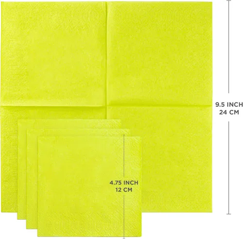 Vista 112 de Servilletas negras para bebidas, servilletas de papel desechables de 3 capas para bar, cóctel, bodas, cumpleaños, fabricadas en la UE, (20 unidades)