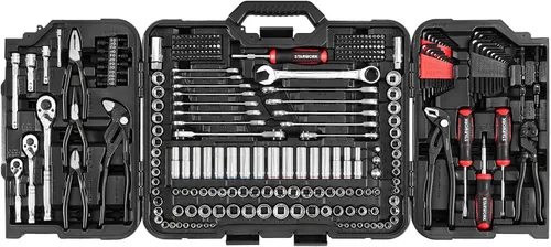 Vista 10 de STARWORK TRUE MECHANIC™ Juego de herramientas mecánicas de 314 piezas y juego de dados, juego métrico profesional