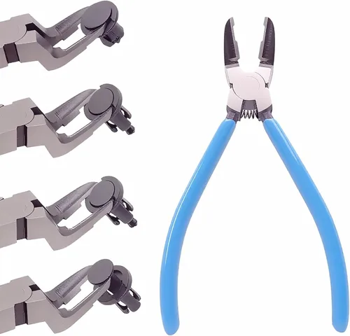 Vista 10 de Alicates Diagonales Alicate de Corte Lateral para Panel de Coche, Clip de Palanca, Extraccion de Remaches de Plastico, Sujetadores, Eliminacion