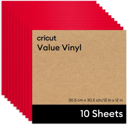 Vista 30 de Cricut® Value Vinilo permanente, color blanco (12 pulgadas x 10 pies)