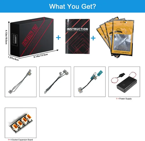 Vista 2 de VONADO Kit de luces LED compatible con Lego Minecraft The Deep Dark Battle 21246 (sin modelo), kit de iluminación de construcción compatible